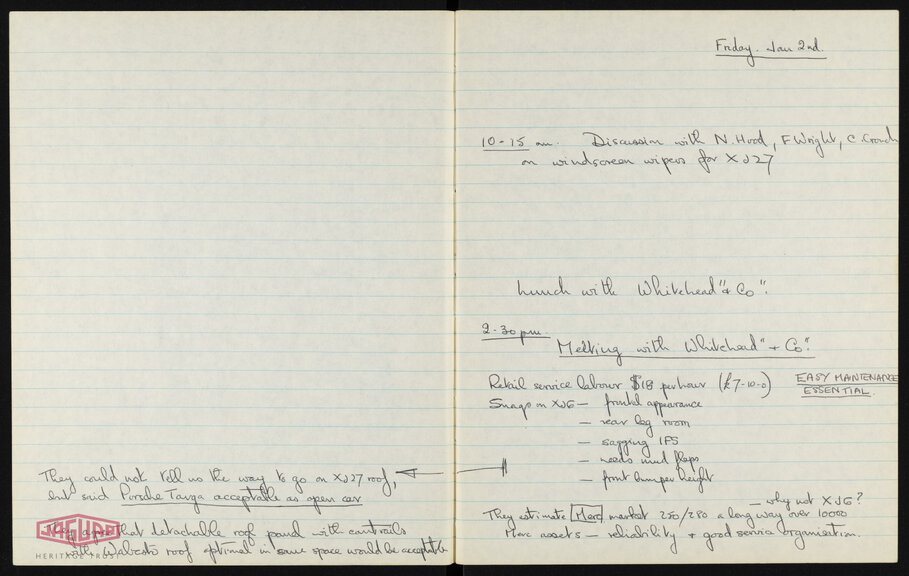 1970 RJK 059 002 RJK Knight Notebook 21 01 1970 To 06 05 1970 0002
