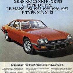 1975 Jaguar XJS Advert #001A