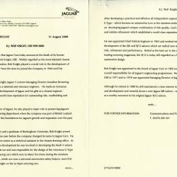 1977 2000 Jaguar Press Release Bob Knight BIO 003 004 001