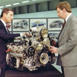 1981 Trevor Crisp with engine A