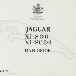 1983 XJ-S-Owners-Handbook -XJSC-XJS-3-6 HB010-AKM9081 0002