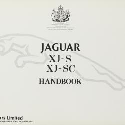 1985 XJ-S-Owners-Handbook - HB010-AKM9160 0002