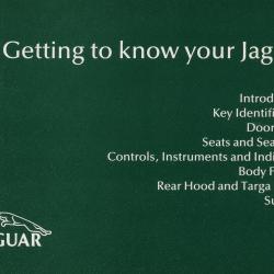 1985 XJ-S-Owners-Handbook - HB010-AKM9160 0006