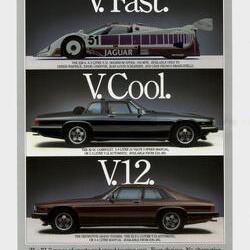 1986 Jaguar V Fast V Cool V12 Advert A