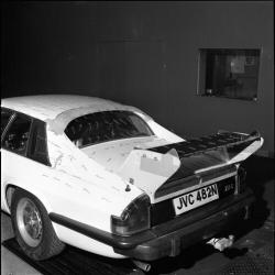 1972 XJS in MIRA wind tunnel