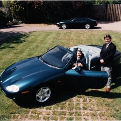 Jeff Lawson Fergus Pollock with XK8 Press Pack